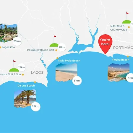 בית הארחה Sunny 5br @ Prainha Club 4*